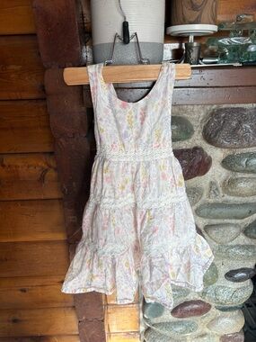Tommy Bahama 100% Cotton Floral Tiered Lace Sundress - Girls Size 2T